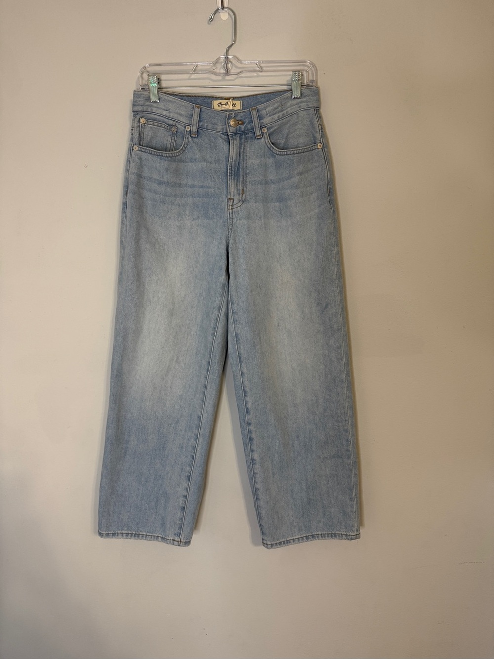 Madewell Cropped wide legged jeans